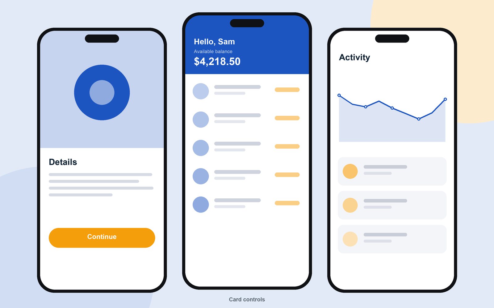 Card controls for a credit union app: Fintech case study (iOS, Android) by Daniel Reyes